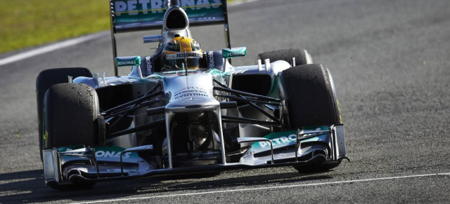 Formel 1: Barcelona Test, Tag 2: Mercedes-Pilot Hamilton: "Es war ein guter Tag"  