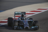 Formel 1: Testfahrten in Bahrain- Tag 2: Am zweiten Tag hatte das MERCEDES AMG PETRONAS mit Problemen zu kämpfen