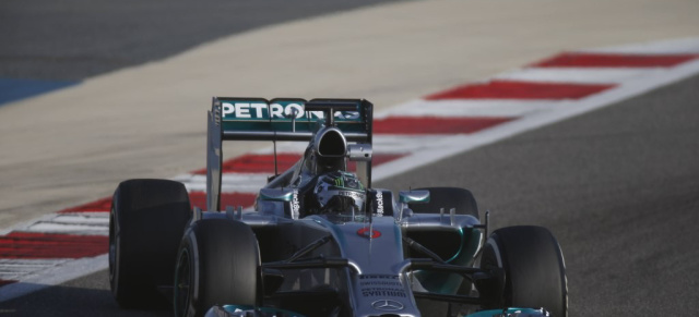 Formel 1: Testfahrten in Bahrain- Tag 2: Am zweiten Tag hatte das MERCEDES AMG PETRONAS mit Problemen zu kämpfen