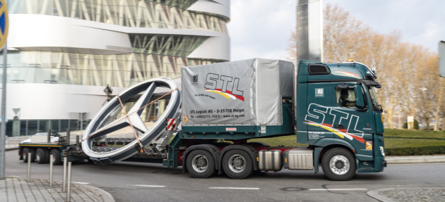 Stuttgart: Mercedes-Stern vom Bahnhofsturm bekommt Asyl: Umzug vom Hauptbahnhof zum Mercedes-Museum
