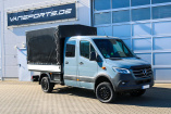 Neue Felgen für den Arbeitsalltag: Kiruna Offroad Felgen von VanSports für den Mercedes Sprinter 319 CDI 4x4