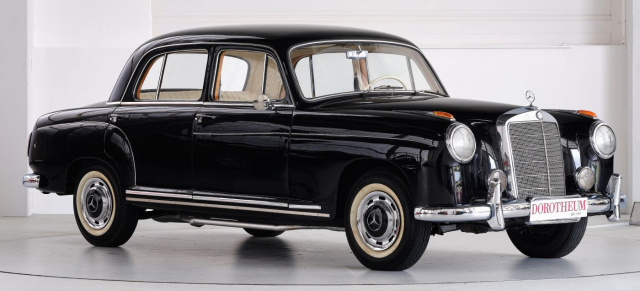 Sterne unterm Hammer: Oberklasse Ponton: Mercedes-Benz 220 S in der Auktion