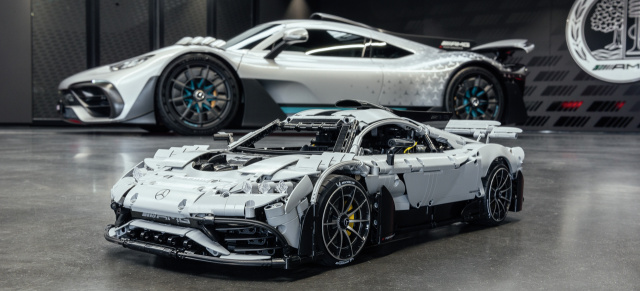 Hypercar im Maßstab 1:8: Mercedes-AMG ONE kommt als Klemmbaustein R/C-Modell