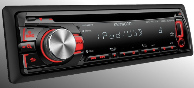 Neue Kenwood CD-Receiver mit Anschluss für USB, Android Handy, iPhone und iPod: Die Einsteiger-Modelle KDC-4054U, KDC-3054U und KDC-316U bieten per App komfortablen Zugriff auf in Android und Apple Mobiltelefonen gespeicherte Musikdaten.