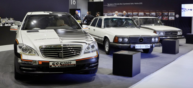 Meilensteine der Sicherheit bei Mercedes-Benz: Die Experimental-Sicherheits-Fahrzeuge (ESF)