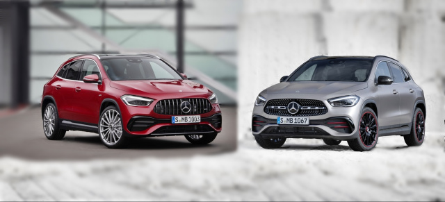 Mercedes-Doppel-Debüt: Vorhang auf den neuen GLA und GLA 35: „GLAsse“ gemacht!