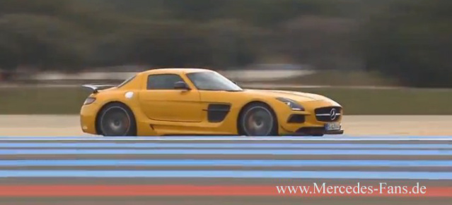 Hörprobe: Mercedes SLS AMG Black Series auf der Rennstrecke: Video vom AMG-Supersportwagen auf  dem Castellet Race Track 