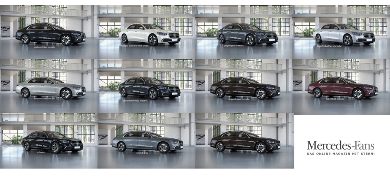 Mercedes Benz S Klasse W223 Alle Exterieurfarben Elf Der Oberklasse Die Neue S Klasse Hat Die Gabe Der Gedeckten Farbe Sternstunde Mercedes Fans Das Magazin Fur Mercedes Benz Enthusiasten Mercedes Benz S Klasse W223 Alle Exterieurfarben Elf Der Oberklasse Die Neue S Klasse Hat Die Gabe Der Gedeckten Farbe Sternstunde Mercedes Fans Das Magazin Fur Mercedes Benz Enthusiasten