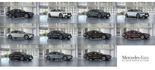 Mercedes-Benz S-Klasse W223: Alle Exterieurfarben: Elf der Oberklasse: Die neue S-Klasse hat die Gabe der gedeckten Farbe