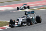 Formel 1: Großer Preis von Spanien, Qualifying: Mercedes weiter das Maß aller Dinge, Rosberg dieses Mal Schnellster.