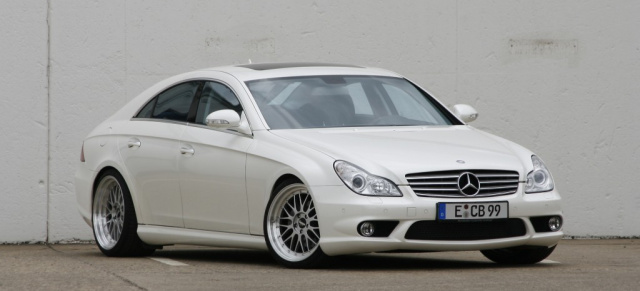 Der Edel-Stern: Weniger ist manchmal mehr: diamantweißer 07er CLS sanft veredelt