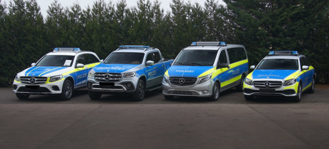 Internationale Polizei-Fachmesse: Mercedes-Benz und smart elektrifizieren die GPEC 2018 