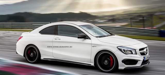 Was wäre wenn: Mercedes CLA 45 AMG als 2-Door-Looker?: Weniger ist mehr -könnte das kompakte Coupé als Zweitürer beeindrucken?