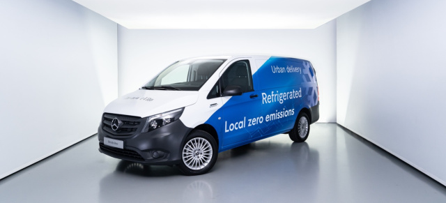 Elektrisch und belastbar: Aufbaulösungen mit lokal-emissionsfreien Vans von Mercedes-Benz