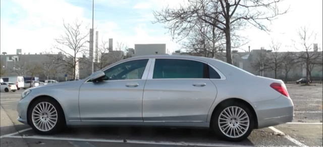 On the Road: Mercedes-Maybach S-Klasse (Video): Ganz nah dran an der Mercedes-Maybach S-Klasse 2015