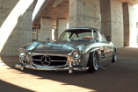 Lowrider-Rendering: „Mercedes 300 SL W198": Visionär und "Zeitlows"