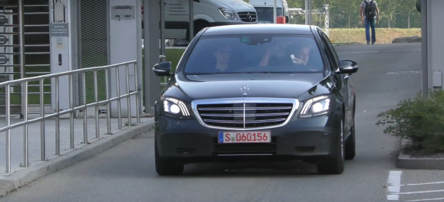 Erlkönig erwischt: Spy Shot Video im Doppelpack: Mercedes-Benz S-Klasse Mopf