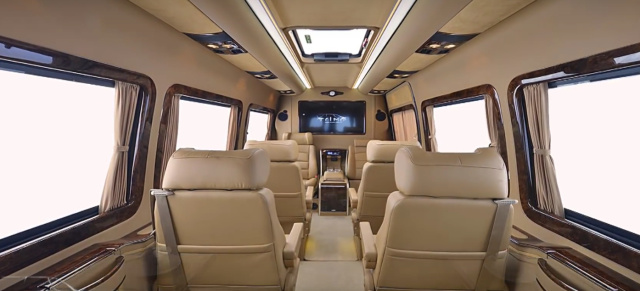 Mercedes-Benz Sprinter: Innenraumveredelung: Alles außer gewöhnlich: Luxus-Sprinter von TRIMO (Video)