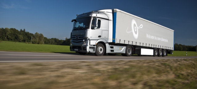 Europameister: Mercedes-Benz Trucks ist Marktführer bei schweren Lkw : Neuer Mercedes-Benz Actros überzeugt Kunden