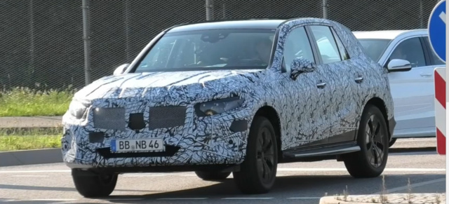 Mercedes-Benz Erlkönig erwischt: Spy Shot Video: Bewegte Bilder vom Mercedes GLC 2022