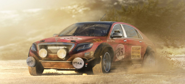  Wunschdenken: Mercedes-Benz S-Klasse als Rallye-Fahrzeug-Vision: Recall for Rallye: Rote Sau reloaded