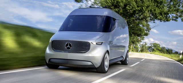 Mercedes-Benz Vans Zukunftsinitiative: Mercedes-Benz Vans bringt‘s auch morgen: "Die Megatrends Urbanisierung und Digitalisierung werden den Transport der Zukunft bestimmen!"