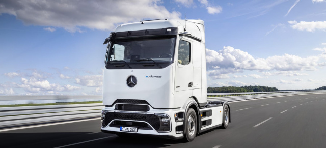 Großauftrag für 1.000 batterieelektrische Lkw mit Stern: Holcim setzt im großen Stil  auf Mercedes-Benz eActros 600