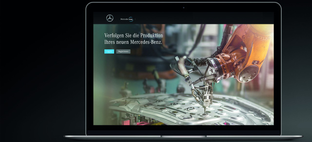 Neuer Service von Mercedes me: „Digitale Vorfreude“: Wo bleibt mein neues Auto? Mercedes ermöglicht Kunden die Verfolgung der Produktion ihres Mercedes in Echtzeit