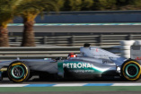 Mercedes F1-Testfahrt  in Jerez: Tag 2: Mercedes-Fahrer Schumacher mit  Bestzeit 
