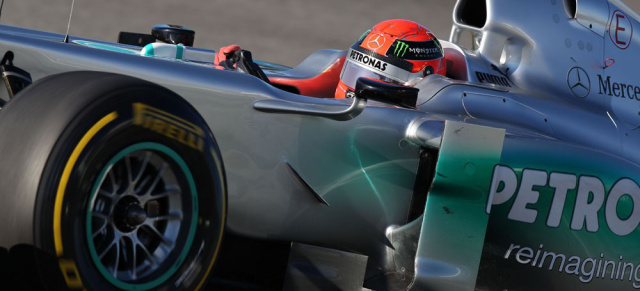 Mercedes F1-Testfahrt  in Jerez: Tag 2: Mercedes-Fahrer Schumacher mit  Bestzeit 