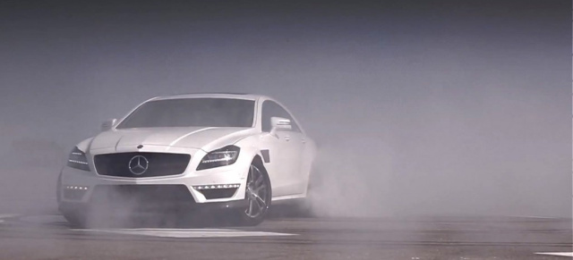 Emotion pur:  Mercedes CLS 63 AMG Video: Amerikanischer Tuner Vivid Racing setzt AMG Boliden mit Drift Video in Szene