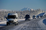Drei kamen durch: Mercedes Citan, Vito und Sprinter erfolgreich in Wintertests: Mercedes Vans bestehen Härtetest in Alaska mit Barvour