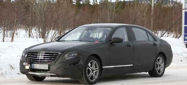 Erkönig erwischt: Erste Bilder vom Maybach-Nachfolger  : Die neue Luxus-Oberklasse von Mercedes-Benz beim Wintertest
