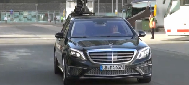 Ohne Tarnung erwischt: Mercedes S65 AMG (Video) : Bei Filmaufnahmen für einen Werbetrailer zeigt sich die stärkste S-Klasse aller Zeiten völlig ohne Tarnung