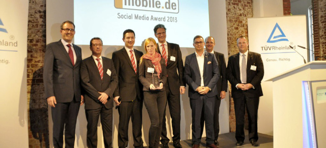 Schon wieder ausgezeichnet: Mercedes LUEG erhält "Social Media Award": Der mobile.de Social Media Award 2013 von TÜV Rheinland geht an einen Mercedes-Benz Betrieb