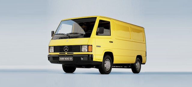 MB 100: Der Vorläufer der Mercedes-Vans: Der neue Transporter kommt 1987 mit Vorderradantrieb // Baureihe 631 (1987  1995)