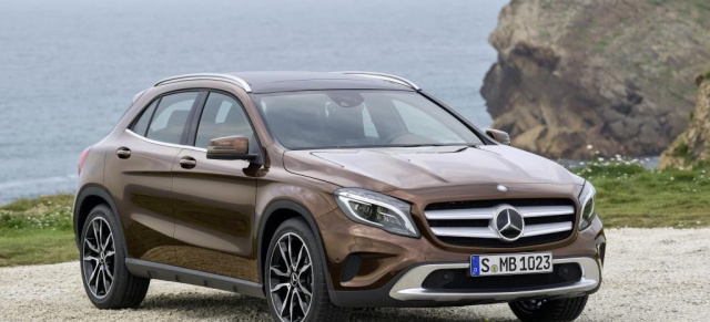 Der neue GLA auf der Mercedes-FanWorld: Mercedes-Benz bringt den kompakten Premium-SUV zur Essen Motor Show.