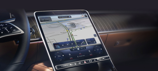 MBUX-Zero Layer wird per kostenlosem Software-Update installiert: Gratis: Highlight-Feature aus EQS und EQE jetzt auch für C- und S-Klasse