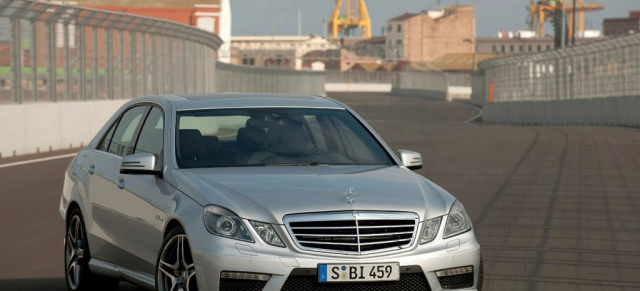 Mercedes-Tuning ab Werk: Der neue E63 AMG : Power-Limousine mit 525 PS, 7-Stufen-Automatik und AMG Ride Control