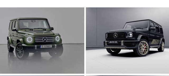 Mercedes-G-Klasse Sondermodelle im Doppelpack: G-doppeltes Flottchen: AMG G63 „Grand Edition” &  Mercedes G500 „Final Edition“