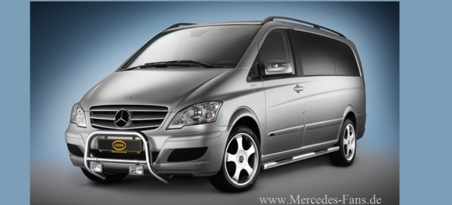 Zubehör für  Mercedes Viano und Vito: Glänzende Styling-Extras von Cobra Technology & Lifestyle