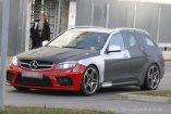 Erlkönig erwischt: Mercedes AMG T-Modell Black Series: Erste Bilder vom C-Klasse Kombi als Black Series Prototyp
