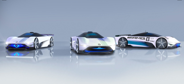 Mercedes-AMG von morgen: Sehen so demnächst vollelektrische AMG Supersportwagen aus?: Intern in Affalterbach vorgestelltes Projekt: Mercedes-AMG „EVISION"