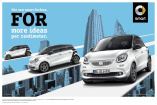 Internationale Produktkampagnen zum smart fortwo & forfour: FÜR die neue smart Generation: Markteinführung der neuen smart Generation am 22. November 2014