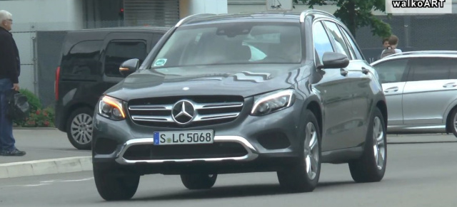 Premiere im Straßenverkehr: Mercedes-Benz GLC (Video): Das neue Mittelklasse-SUV on the Road gefilmt