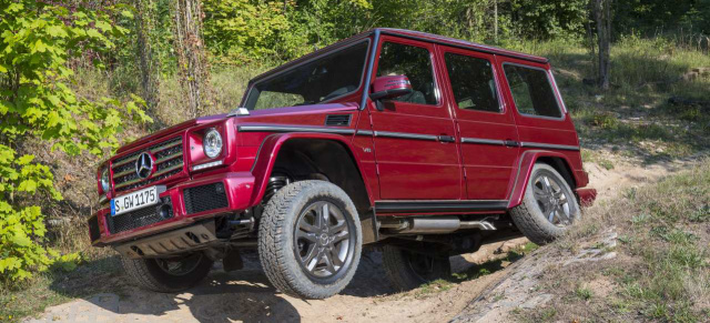 Mercedes G-Klasse erhält ein Upgrade: Der Mercedes G bekommt mehr Kraft und hat weniger Durst 