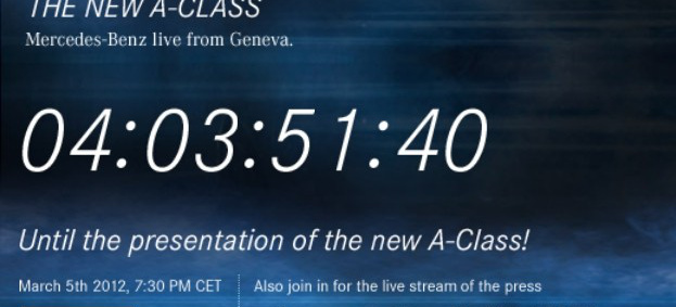 Mercedes-Benz live vom Genfer Autosalon!: Live Stream der "A-Klasse Premiere"