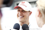 Michael Schumacher besucht DTM-Saisonauftakt in Hockenheim: Michael Schumacher am Sonntag, 29. April 2012 als Gast von Mercedes-Benz beim Auftakt der neuen DTM-Saison in Hockenheim 
