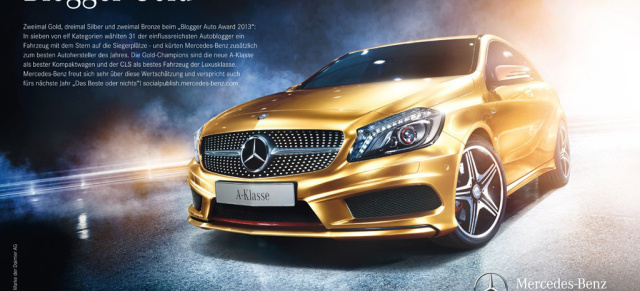 Werbe-Star Mercedes-Benz: Von den Werbungen der Premium-Automarken wird die von Mercedes-Benz derzeit am meisten wahrgenomen