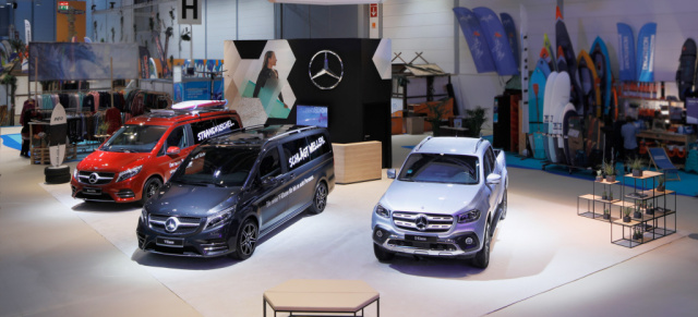 Mercedes macht die Welle: Mercedes-Benz Vans auf der boot 2020